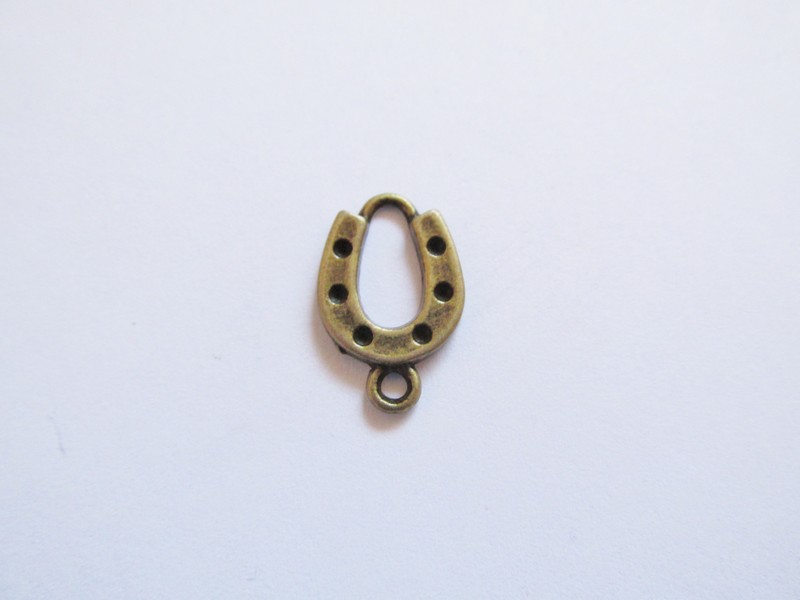 (image for) Connector - Horse shoe Bronze #CON43